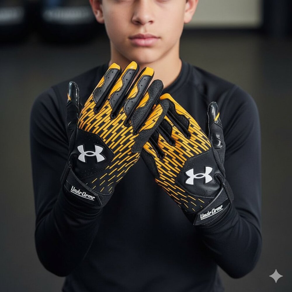 Under Armour Clean Up VI Batting Gloves | Youth Large